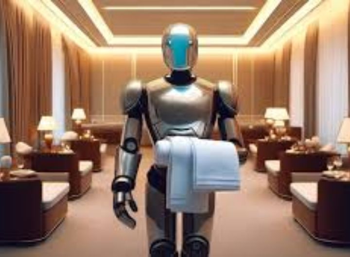 Robot room service khách sạn giảm tải giờ cao điểm Robot room service khách sạn giảm tải giờ cao điểm