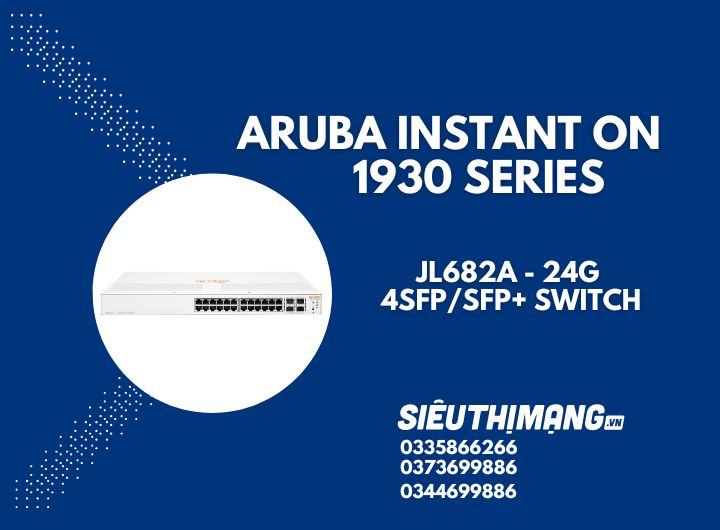 Aruba Instant On JL682A 1930 24G 4SFP/SFP+ Switch | HPE Networking Aruba Instant On JL682A 1930 24G 4SFP/SFP+ Switch | HPE Networking