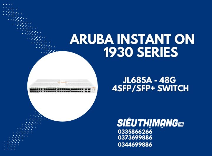 Aruba Instant On JL685A 1930 48G 4SFP/SFP+ Switch | HPE Networking Aruba Instant On JL685A 1930 48G 4SFP/SFP+ Switch | HPE Networking