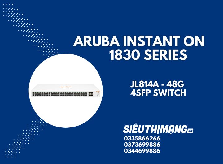 Aruba Instant On JL814A 1830 48G 4SFP Switch | HPE Networking Aruba Instant On JL814A 1830 48G 4SFP Switch | HPE Networking