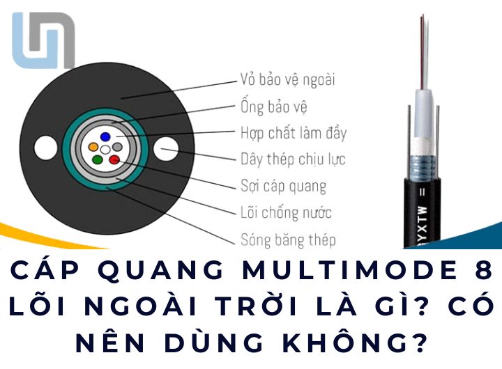 Cáp quang multimode 8 lõi ngoài trời là gì? Có nên dùng không? Cáp quang multimode 8 lõi ngoài trời là gì? Có nên dùng không?