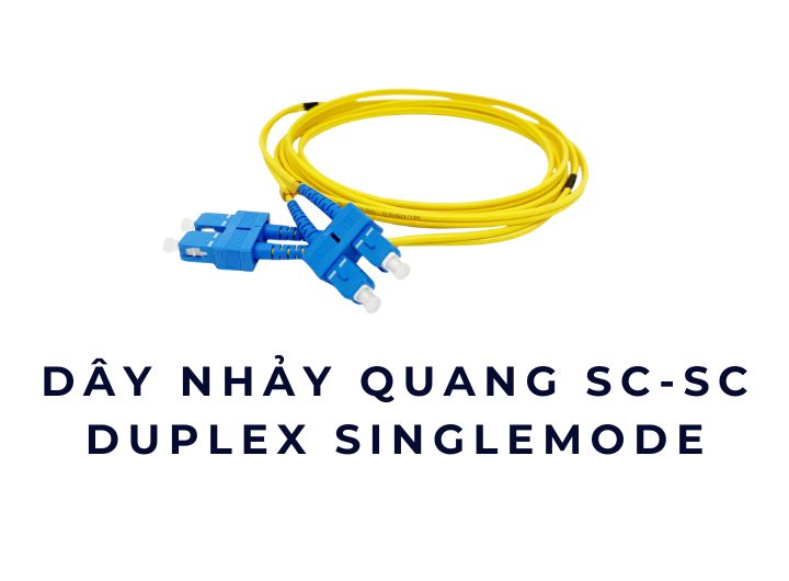Đầu nối SC SC dây nhảy quang Singlemode Đầu nối SC SC dây nhảy quang Singlemode
