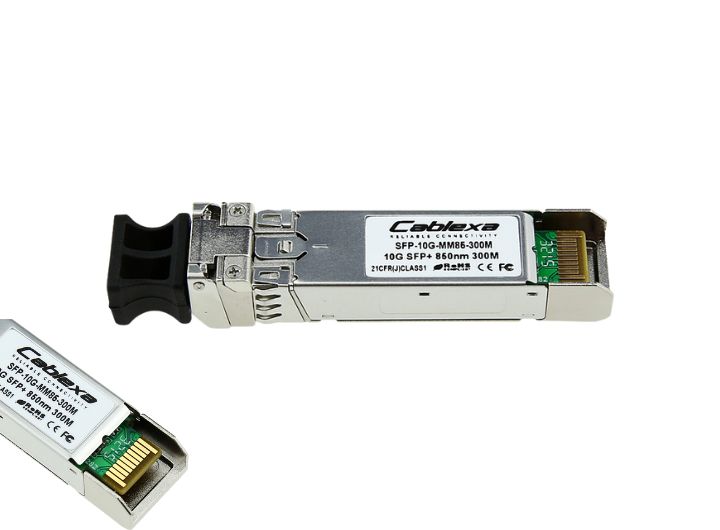 Module quang 10G 2 sợi Cablexa SFP-10G-MM85-300M SFP+, 10Gb/s, 10GBase-SR, MMF, 850nm, Duplex LC, 300M hãng Cablexa