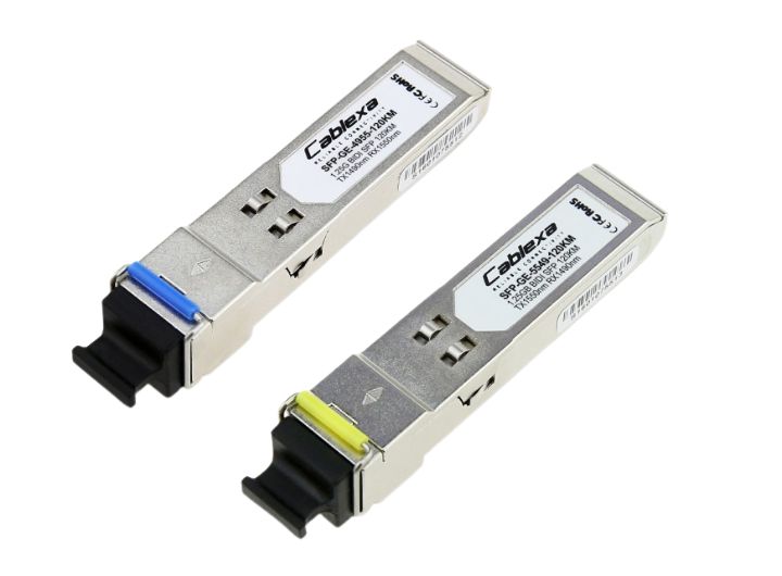 Module quang SFP 1Gb 120km 1 sợi Cablexa SFP BIDI, 1.25Gb/s, TX-1310nm, RX-1550nm, SMF, Simplex LC 120km LC DDM chính hãng. P/n: SFP-GE-4955-120KM/ SFP-GE-5549-120KM Module quang SFP 1Gb 120km 1 sợi Cablexa SFP BIDI, 1.25Gb/s, TX-1310nm, RX-1550nm, SMF, Simplex LC 120km LC DDM chính hãng. P/n: SFP-GE-4955-120KM/ SFP-GE-5549-120KM