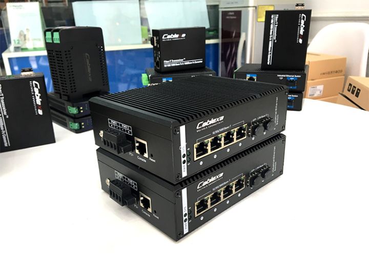 Switch công nghiệp POE 1Gb 4 cổng Ethernet, 2 cổng SFP IES7510-4PGE2GF-CA hãng Cablexa