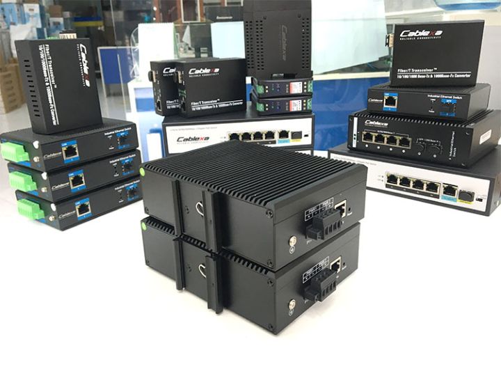 Switch công nghiệp POE 1Gb 4 cổng Ethernet, 2 cổng SFP IES7510-4PGE2GF-CA hãng Cablexa