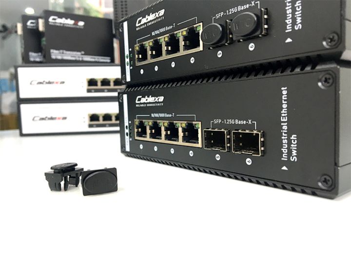 Switch công nghiệp POE 1Gb 4 cổng Ethernet, 2 cổng SFP IES7510-4PGE2GF-CA hãng Cablexa