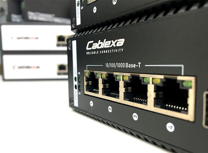 Switch công nghiệp POE 1Gb 4 cổng Ethernet, 2 cổng SFP IES7510-4PGE2GF-CA hãng Cablexa