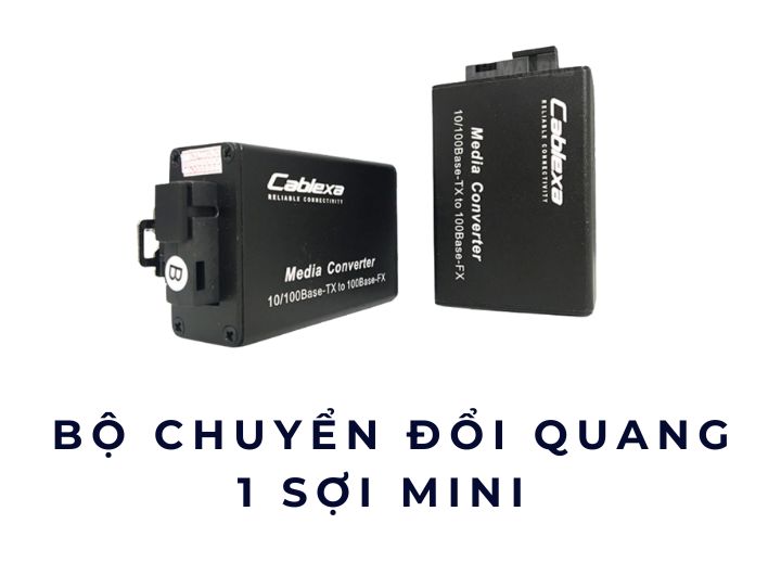 Bộ chuyển đổi quang điện FMC-100-M-CA Cablexa chính hãng Bộ chuyển đổi quang điện FMC-100-M-CA Cablexa chính hãng