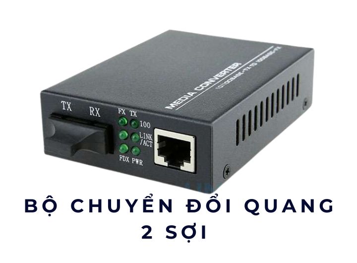 Bộ chuyển đổi quang điện 2 sợi 10 100 hãng Cablexa