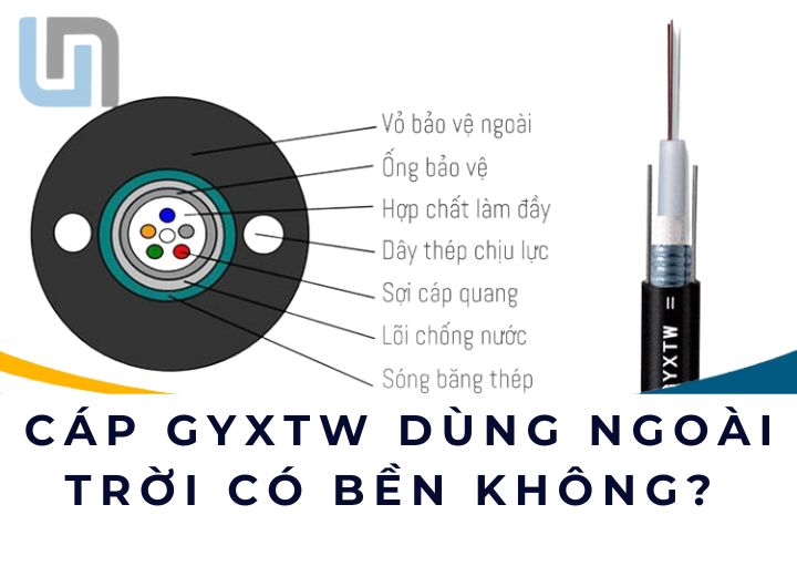 Cáp GYXTW dùng ngoài trời có bền không?