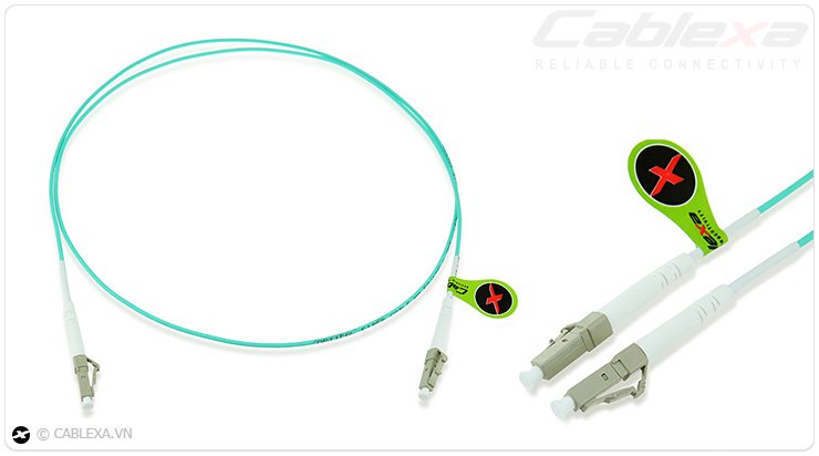 Dây nhảy quang Multimode LC-LC 3M Duplex 50/125 OM3 LSZH 2.0 Cablexa