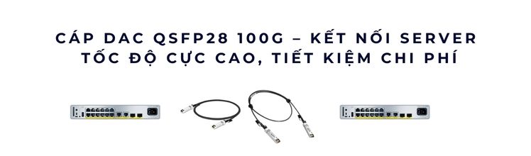 Cáp DAC QSFP28 100G