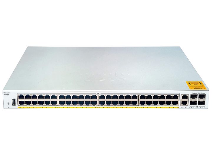 Cisco C1000-48FP-4G-L 48x 10/100/1000 Ethernet PoE+ ports and 740W PoE budget, 4x 1G SFP uplinks