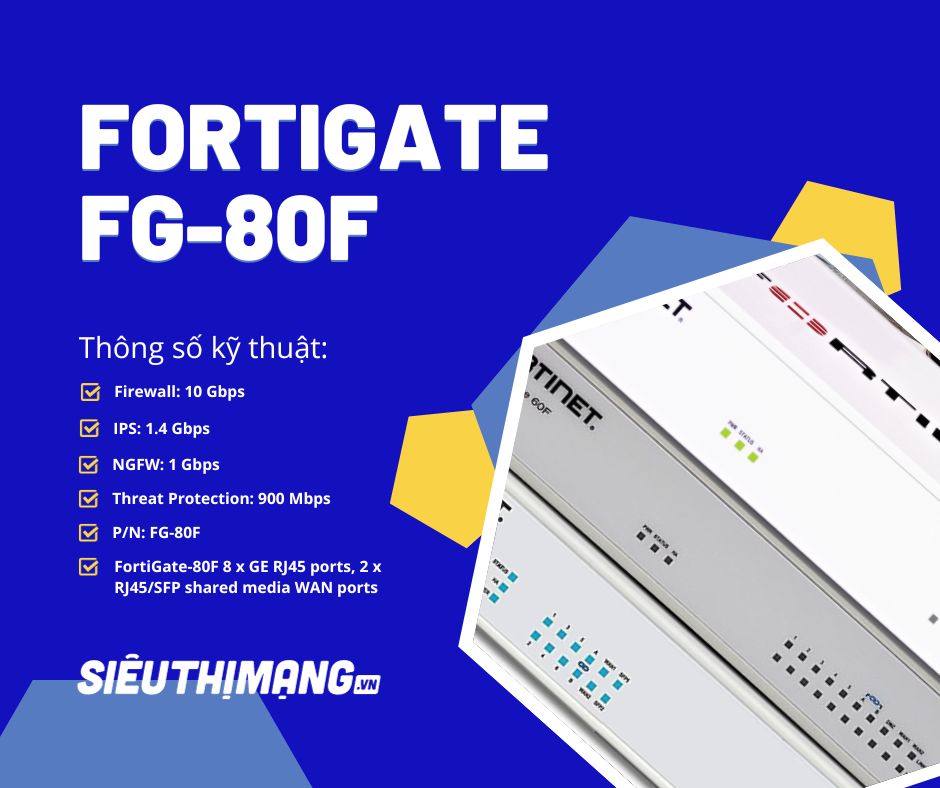 FortiGate FG-80F FortiGate FG-80F