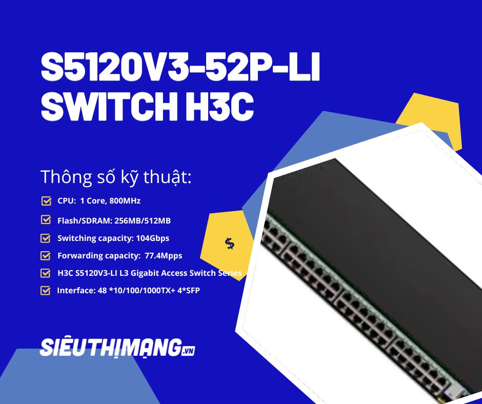 H3C S5120V3-52P-LI H3C S5120V3-52P-LI