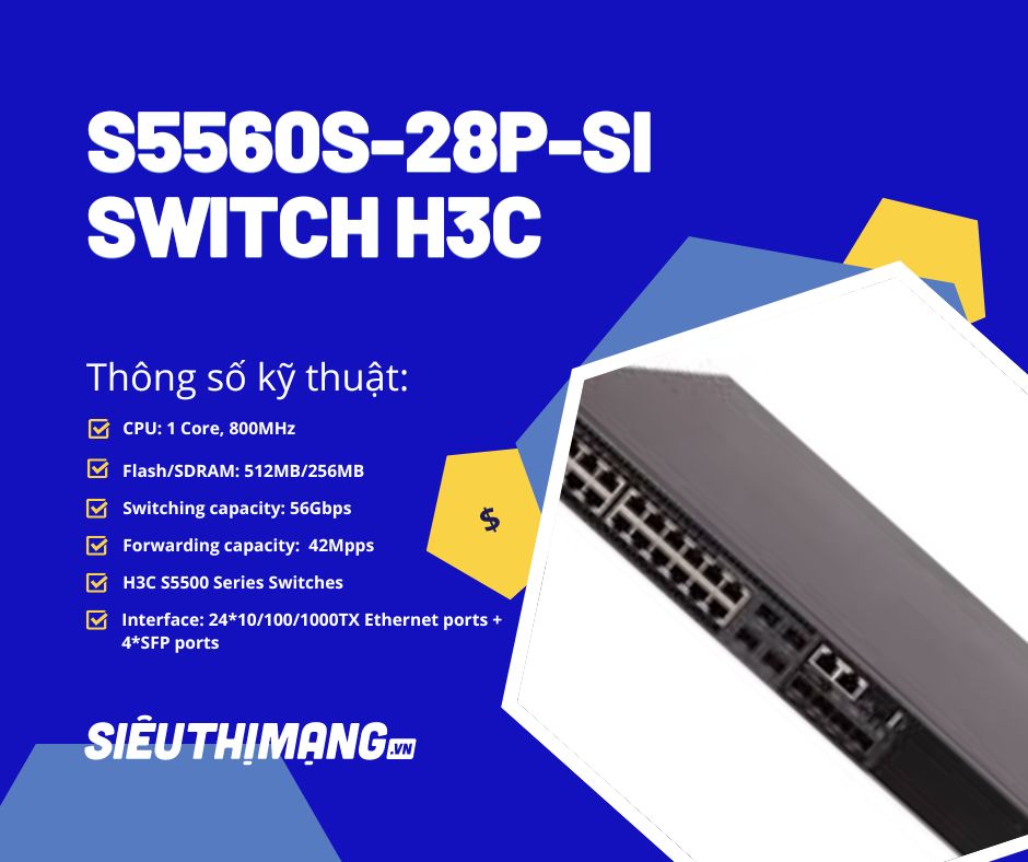 H3C S5560S-28P-SI H3C S5560S-28P-SI