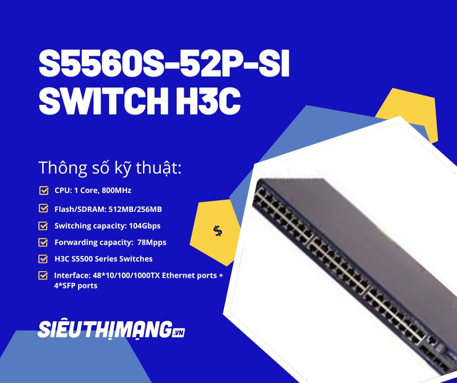 H3C S5560S-52P-SI H3C S5560S-52P-SI