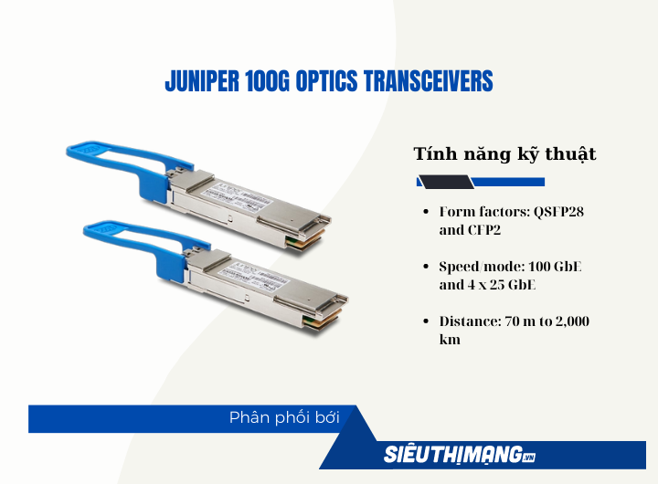 Juniper JNP-QSFP-100G-SR4 Juniper JNP-QSFP-100G-SR4