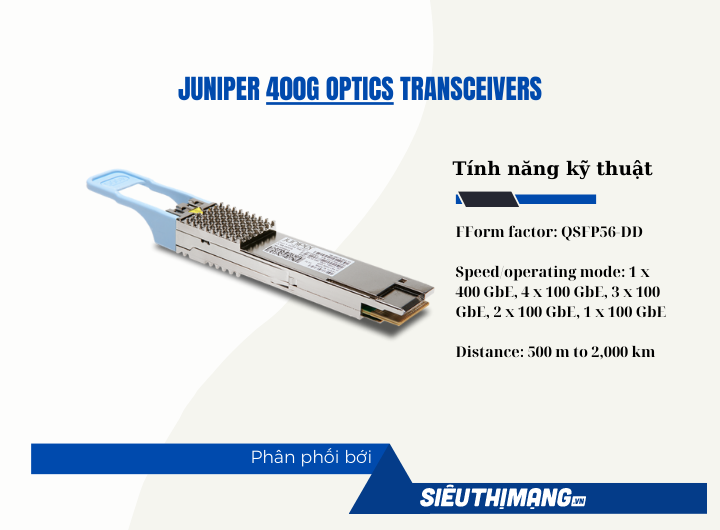 Juniper QDD-400G-FR4 Juniper QDD-400G-FR4