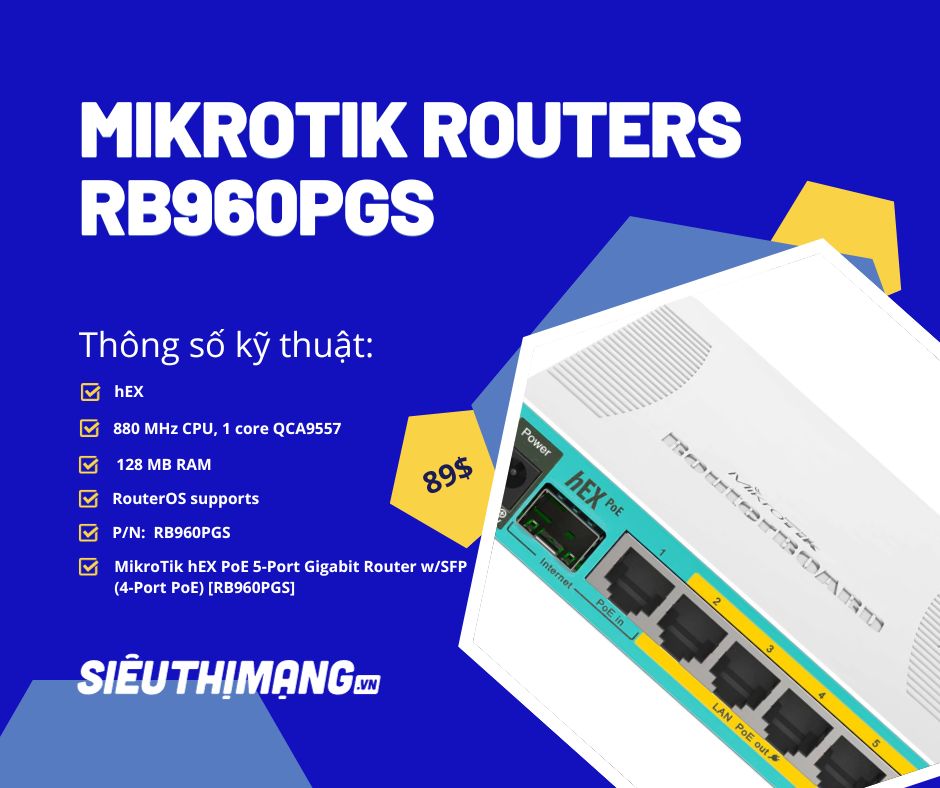 MikroTik RB960PGS MikroTik RB960PGS