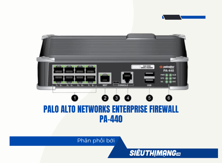 Thiết bị tường lửa Palo Alto PA-440 Thiết bị tường lửa Palo Alto PA-440