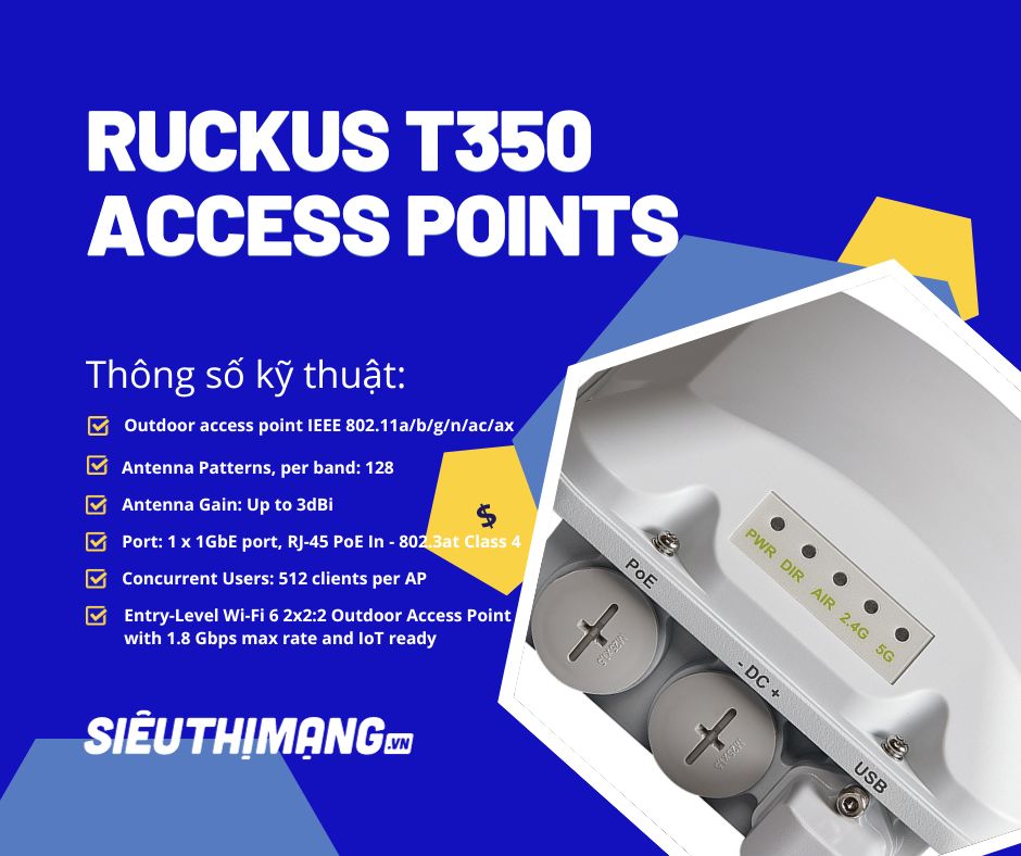 Ruckus T350 Outdoor Access Point Ruckus T350 Outdoor Access Point