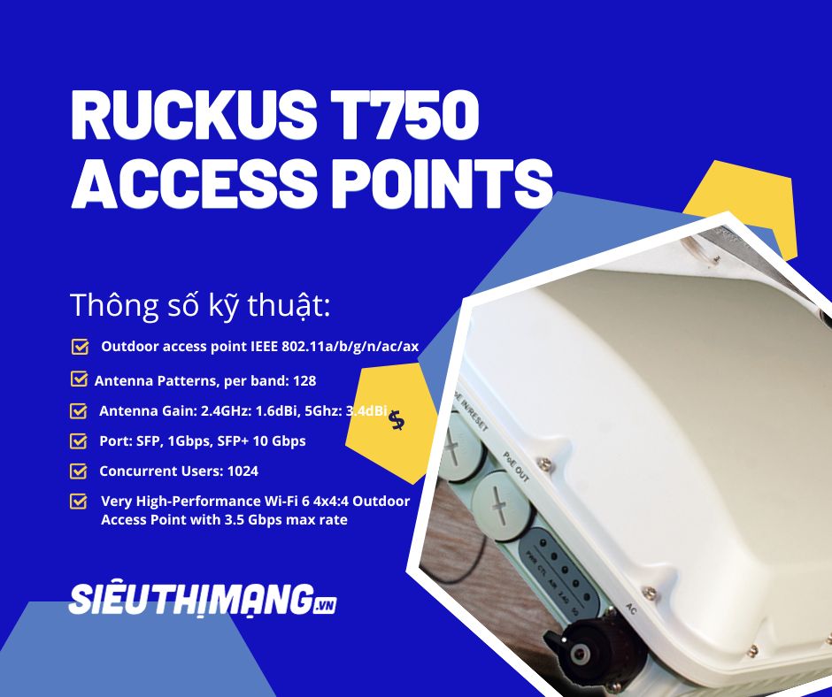 Ruckus T750 Outdoor Access Point Ruckus T750 Outdoor Access Point