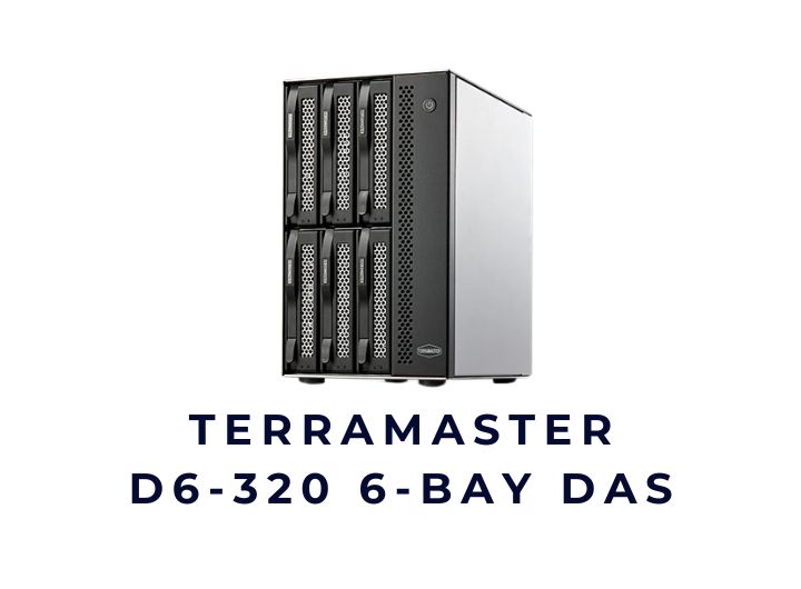 Thiết bị lưu trữ DAS/NAS TerraMaster D6-320 6-Bay DAS Thiết bị lưu trữ DAS/NAS TerraMaster D6-320 6-Bay DAS