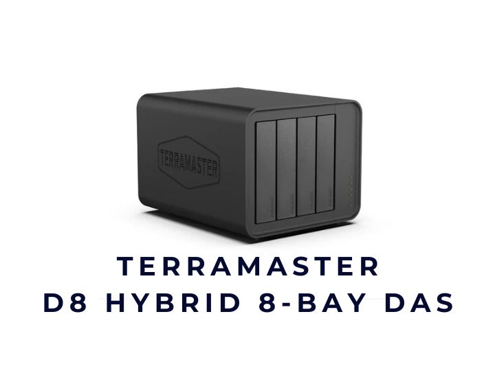 Thiết bị lưu trữ DAS/NAS TerraMaster D8 Hybrid 8-Bay DAS Thiết bị lưu trữ DAS/NAS TerraMaster D8 Hybrid 8-Bay DAS