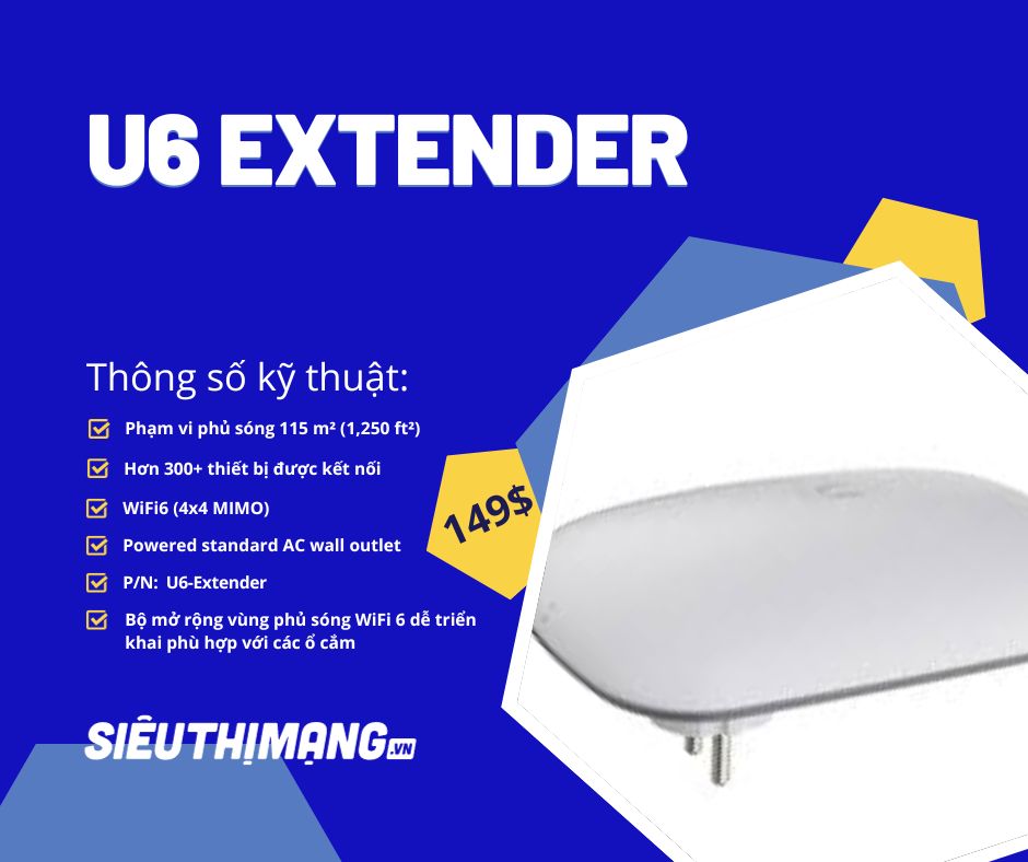 UniFi Ubiquiti Access Point U6 Extender U6-Extender UniFi Ubiquiti Access Point U6 Extender U6-Extender
