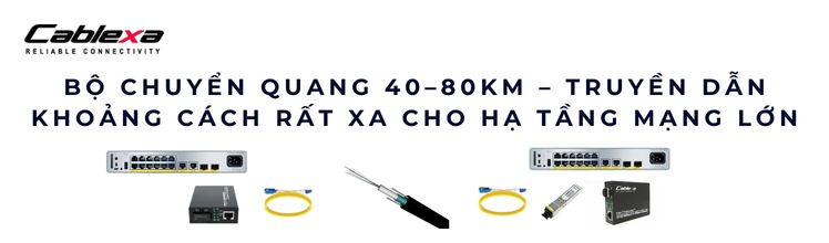 bộ chuyển quang 40-80km bộ chuyển quang 40-80km