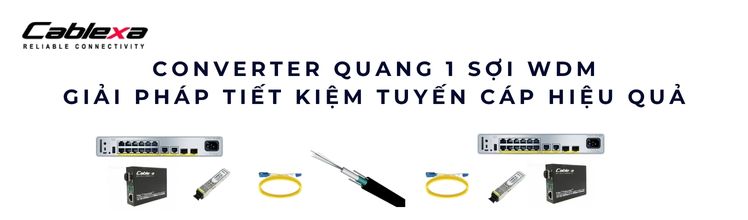 Converter quang 1 sợi Converter quang 1 sợi