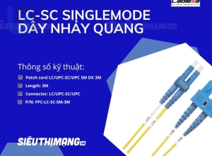 Dây nhảy quang LC-SC Singlemode