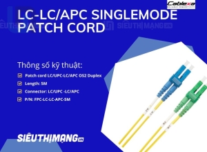 Dây nhảy quang Singlemode LC/UPC-LC/APC OS1 OS2