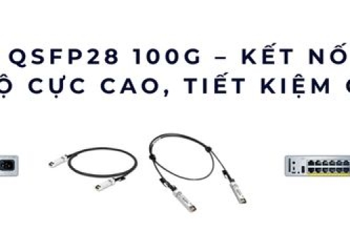 Cáp DAC QSFP28 100G – Giải pháp kết nối tốc độ cao cho server & switch