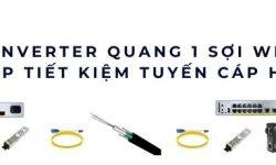 Converter quang 1 sợi WDM - Giải pháp tiết kiệm tuyến cáp hiệu quả