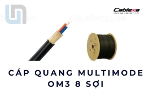 Cáp quang Multimode OM3 8 sợi không bọc thép