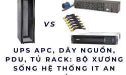 UPS APC, Dây nguồn, PDU, Tủ rack: Bộ xương sống hệ thống IT an toàn