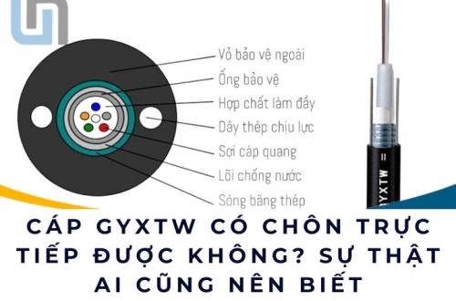 Cáp GYXTW có chôn trực tiếp được không? Sự thật ai cũng nên biết