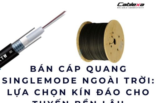 Bán cáp quang singlemode ngoài trời: lựa chọn kín đáo cho tuyến bền lâu