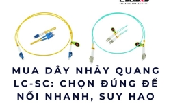 Mua dây nhảy quang LC-SC: Chọn đúng để nối nhanh, suy hao thấp