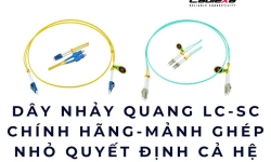 Dây nhảy quang LC-SC chính hãng – Mảnh ghép nhỏ quyết định cả hệ thống