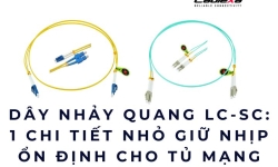 Dây nhảy quang LC-SC – 1 chi tiết nhỏ giữ nhịp ổn định cho tủ mạng lớn