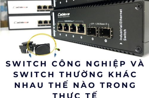 Switch công nghiệp và switch thường khác nhau thế nào trong thực tế