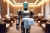 Robot room service khách sạn giảm tải giờ cao điểm