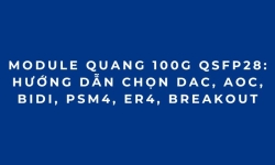 Module quang 100G QSFP28: Hướng dẫn chọn DAC, AOC, BiDi, PSM4, ER4, Breakout
